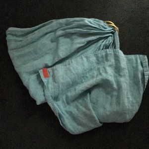 Sakura Bloom Ring Sling Linen teal